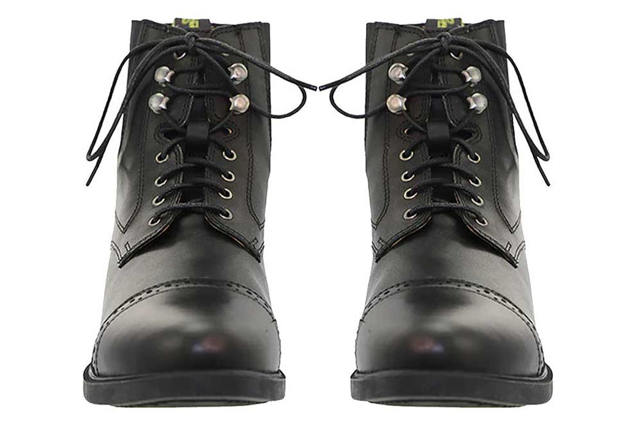 Lace-Up Leather Paddock Boots