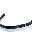 Blue Chevron Browband