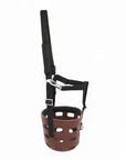 Brown Rubber Grazing Muzzle