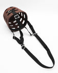 Brown Rubber Grazing Muzzle