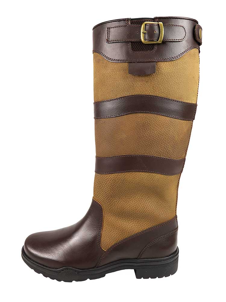 Leather country boots top