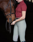 Ladies Tan Knee Patch Breeches
