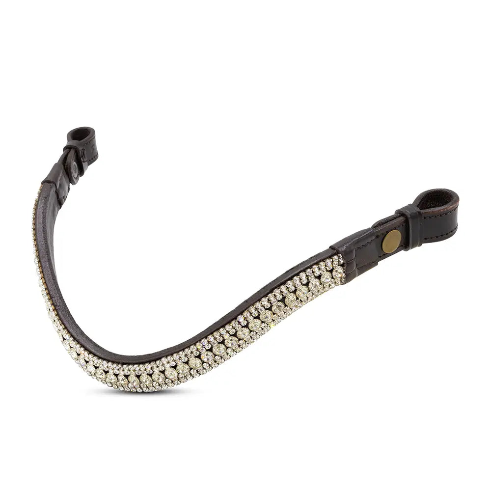Havana Crystal Bling Snap Browband