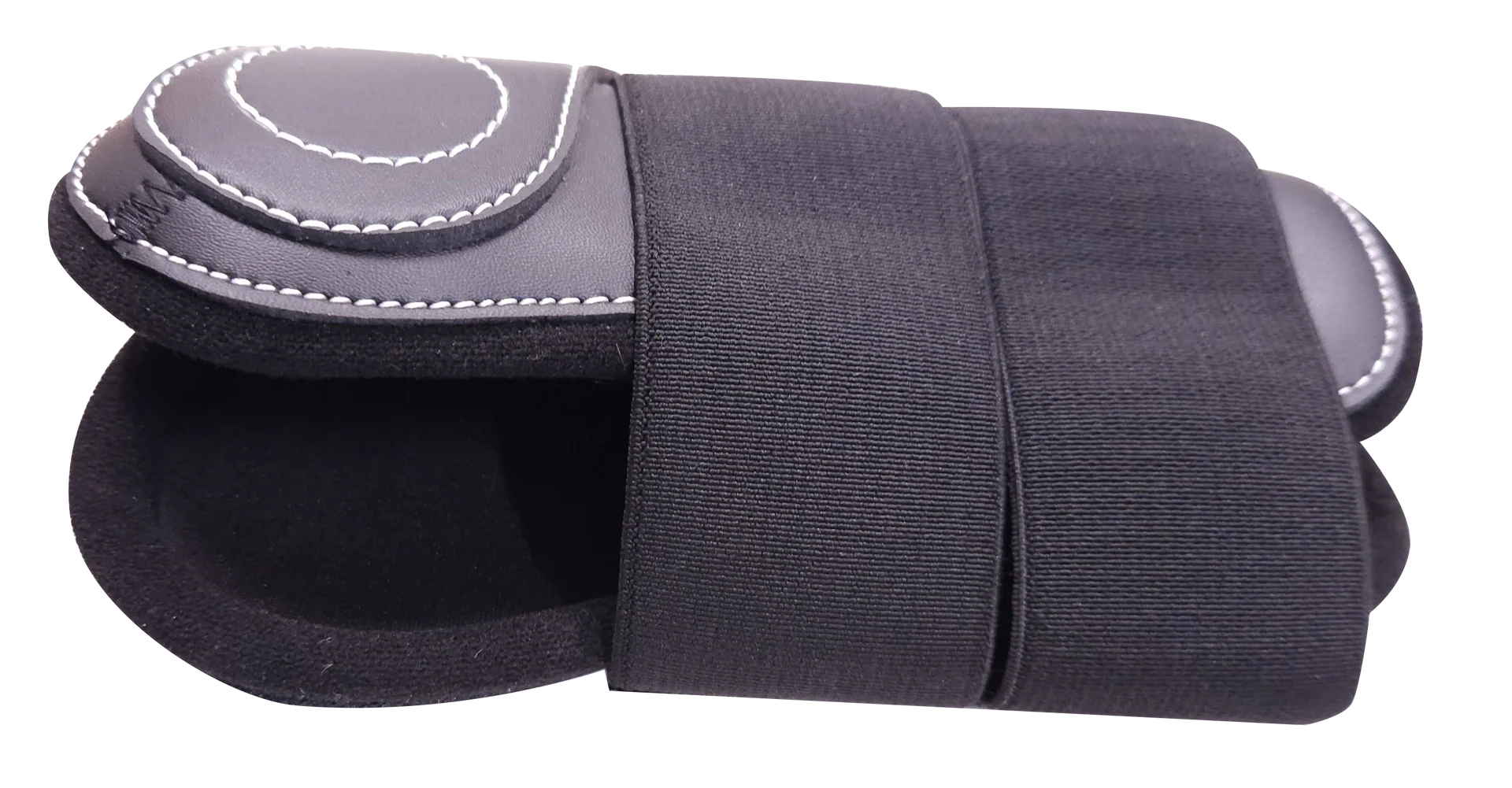 Synthetic Open Front Tendon Boots on the side