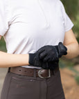 Margaret Riding Gloves with Glitter