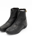 Men's Victorian Leather Black Zip Up Paddock
