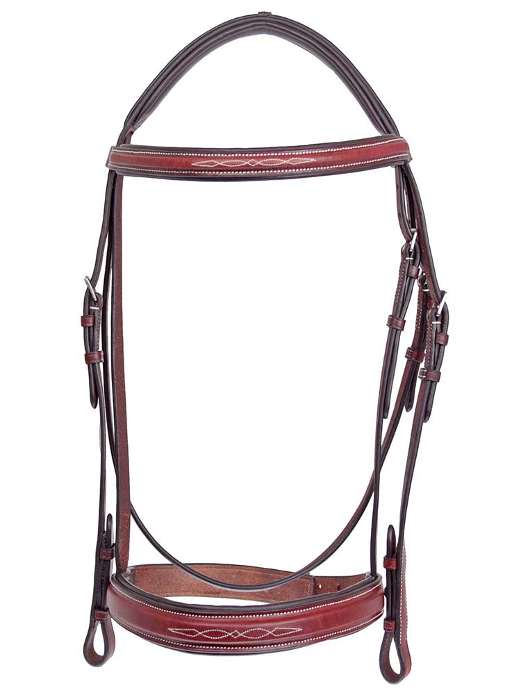 B2F BRIDLE2FIT Têtière Crown Piece HP-1 Snaffle Cuir Medium Cheval B2F BRIDLE2FIT Têtière Crown Piece HP-1 Snaffle Cuir Medium Cheval