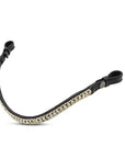 Black Marquise Snap Browband