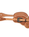 Everett Western Spur Straps crafted with gorgeous antique chestnut leather