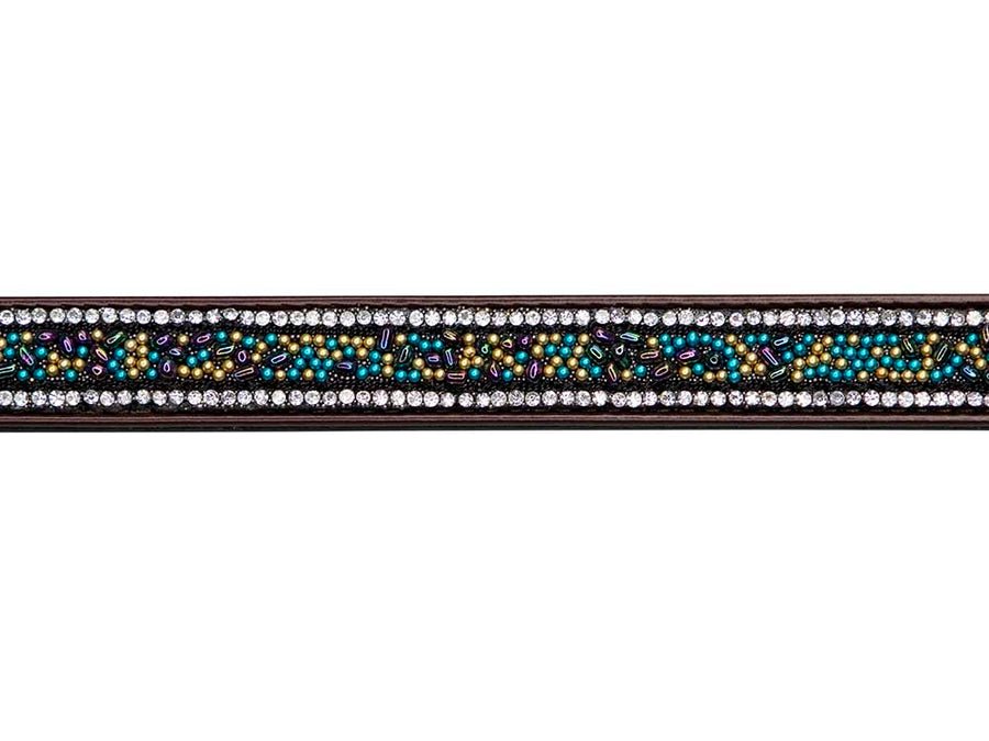 Peacock Beads Browband