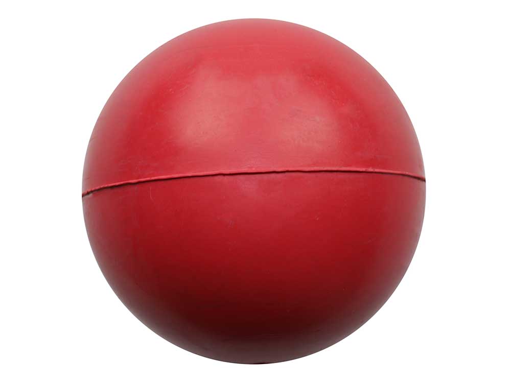 Solid Ball 6 5cm Rubber Dog Toy