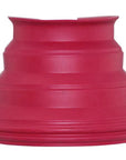 Front view of Pink Safety Step Bell Boots