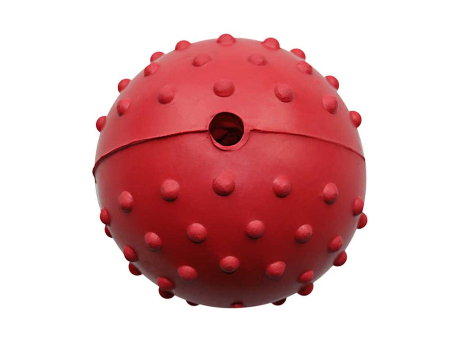 Studded Ball with Bell Dog Toy