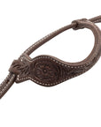Tifton One Ear Headstall With Floral Tooling