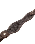 Tifton One Ear Headstall With Floral Tooling