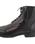 Lace-Up Synthetic Leather Paddock Boots