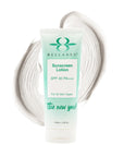 Bellaneu sunscreen lotion bottle with label