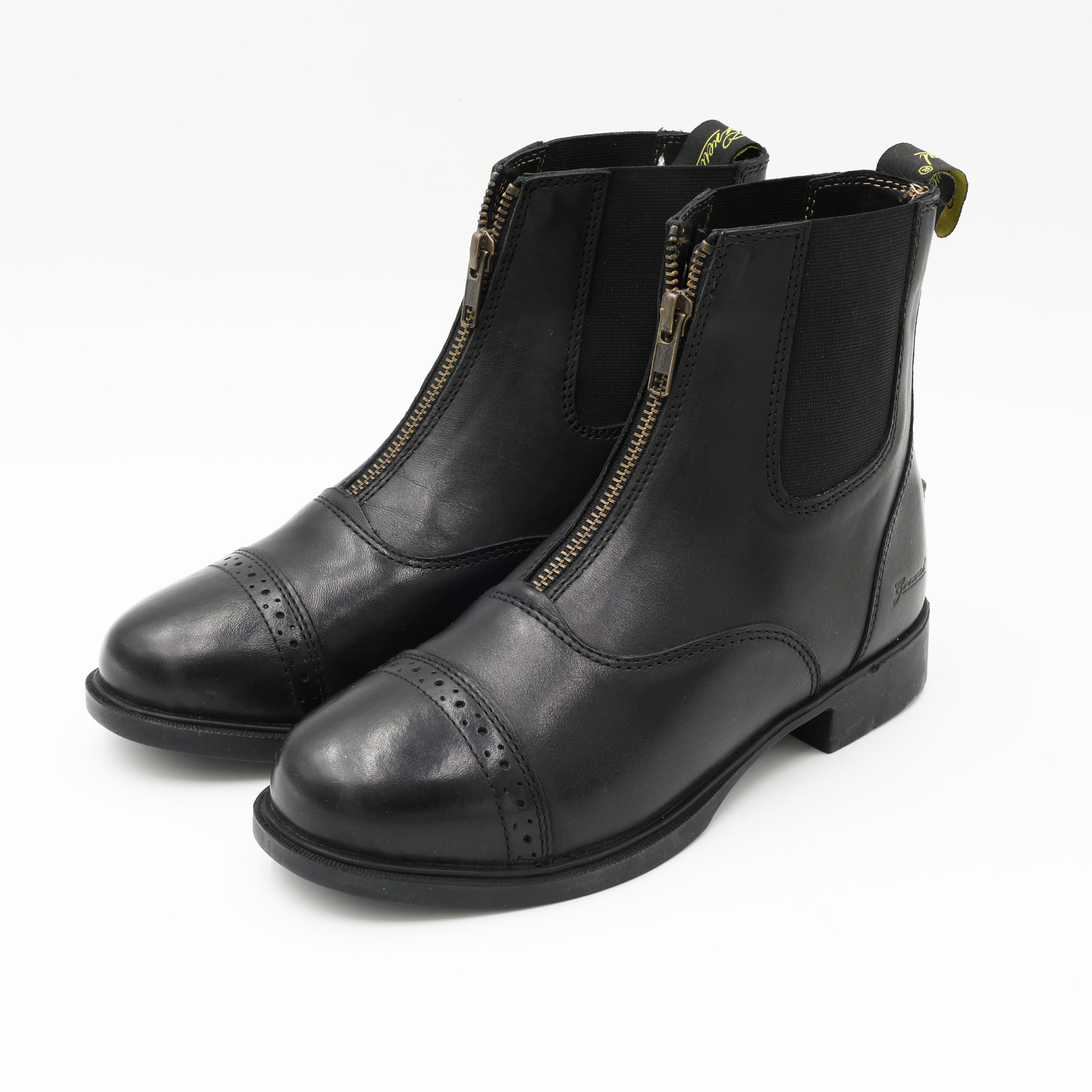 Women's Zip Up Leather Paddock Boots – Grewal Equestrian