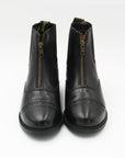 Zip-Up Leather Paddock Boots
