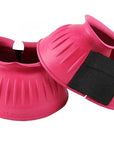Pink Ribbed Bell Boots