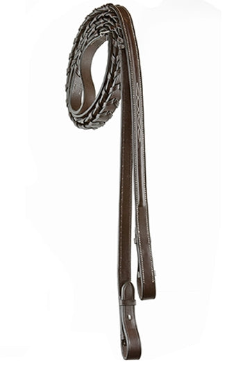 Square Raised Fancy Stitched Laced Reins