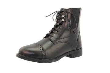 Lace Up Leather Paddock Boots
