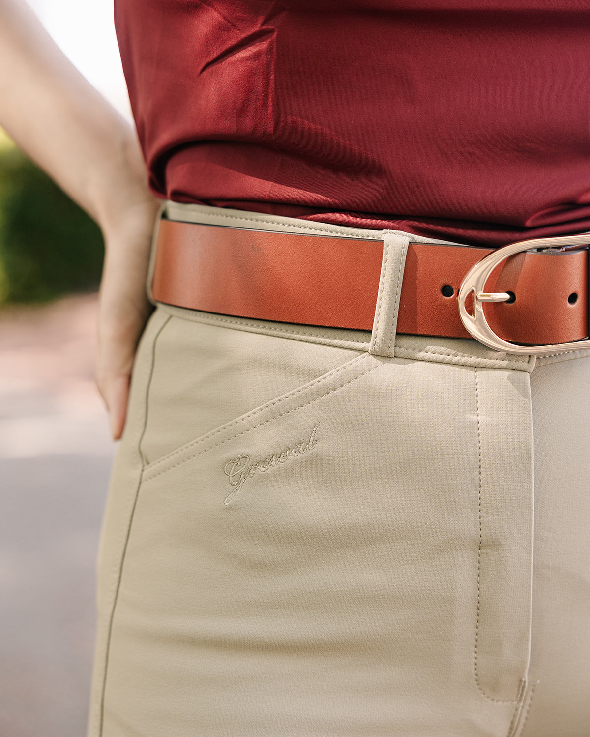 Cordelia Breeches closeup