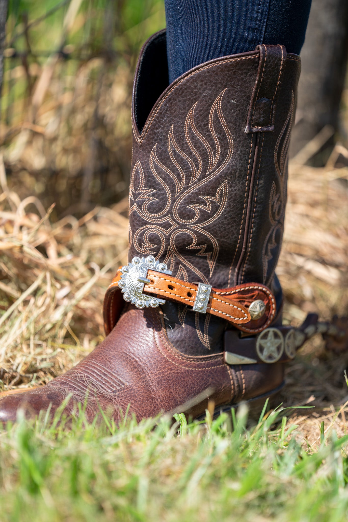 Western spur straps