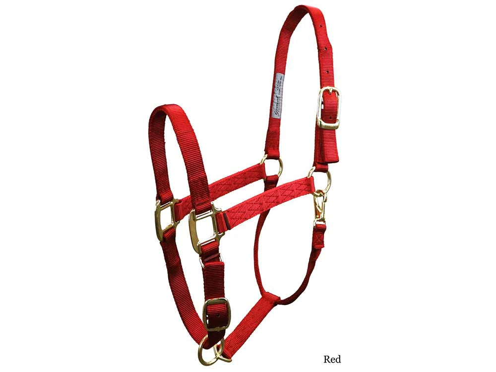Red Nylon Halter