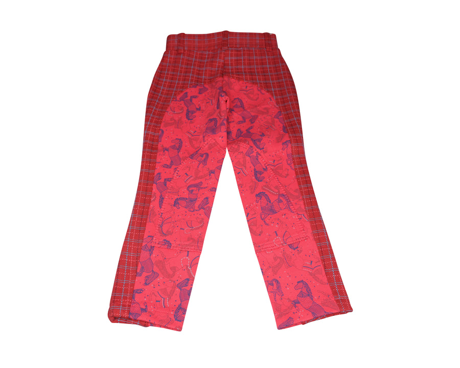 Children's Mixed Print Pull On Riding Breeches