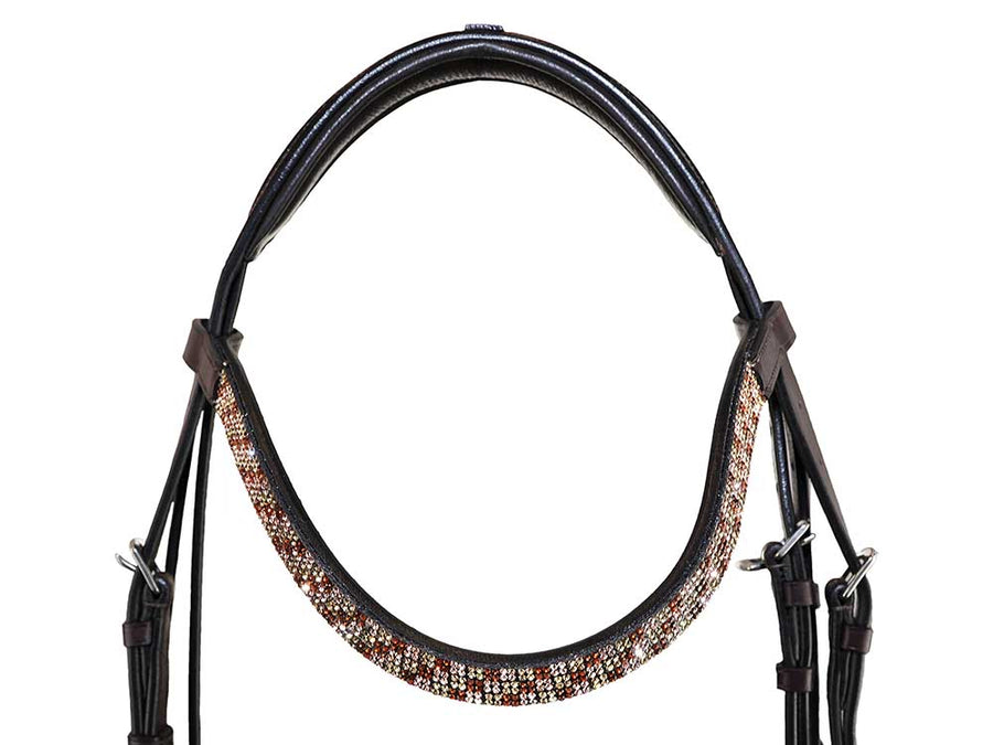Bonn Crank Dressage Bridle With Flash
