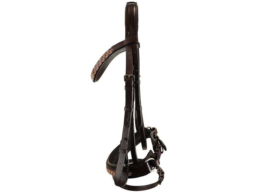 Bonn Crank Dressage Bridle With Flash