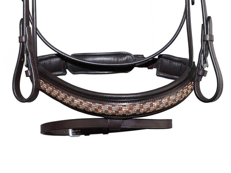 Bonn Crank Dressage Bridle With Flash