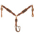 Western Breast Collar with Floral Tooling 