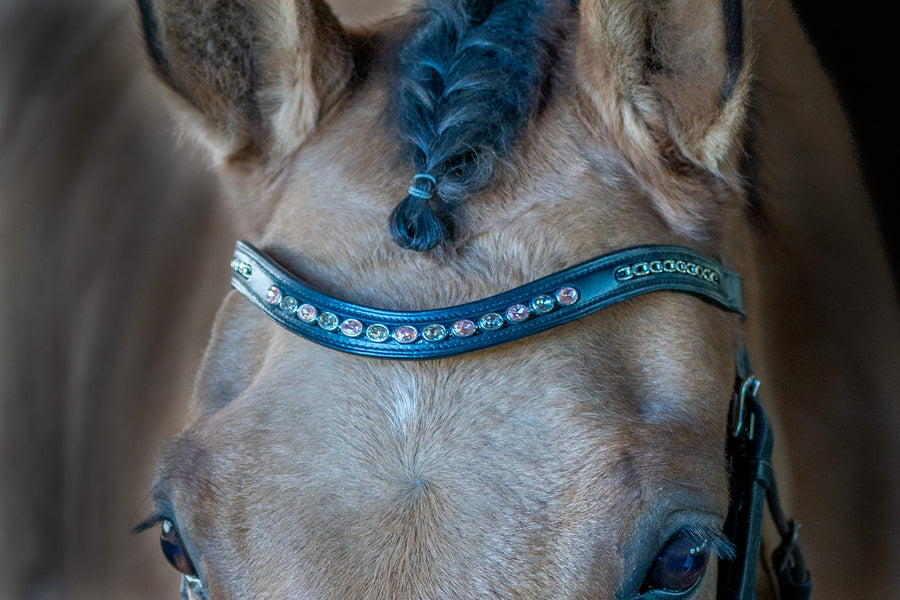 Crystal browband with bling