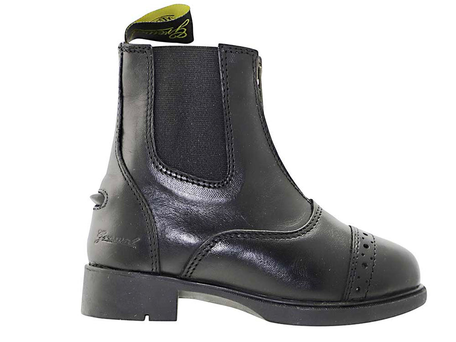Children's Zip-Up Leather Paddock Boots