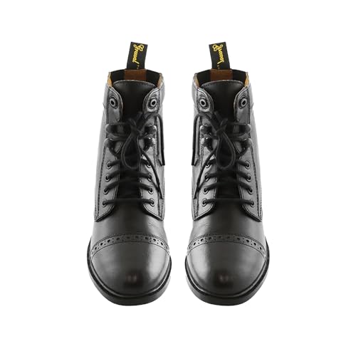 Children's Synthetic Leather Lace-Up Paddock Boots