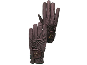 Cleopatra KT Serino® Synthetic Leather Riding Gloves