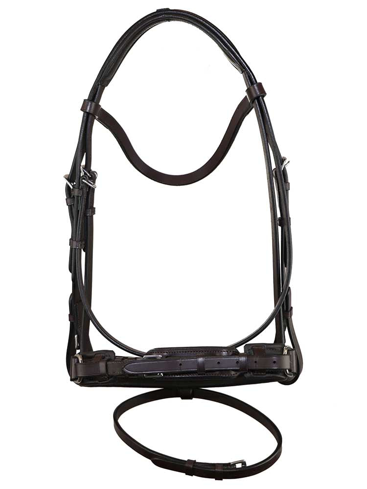 Cologne Snaffle Bridle with Beaded Browband