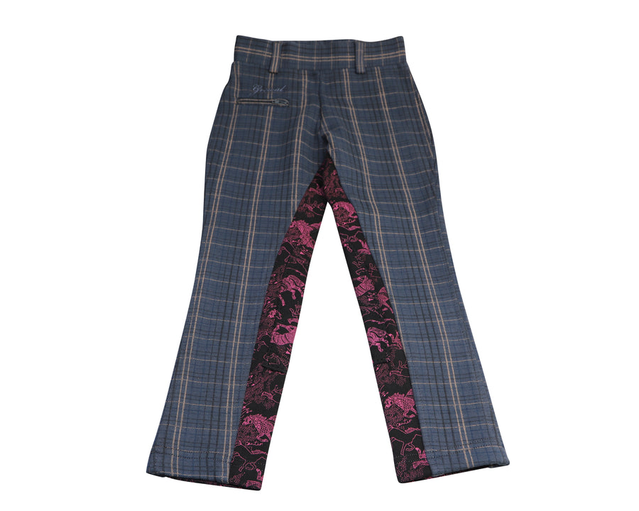 Kid's Demeter Mixed Print Pull-On Breeches