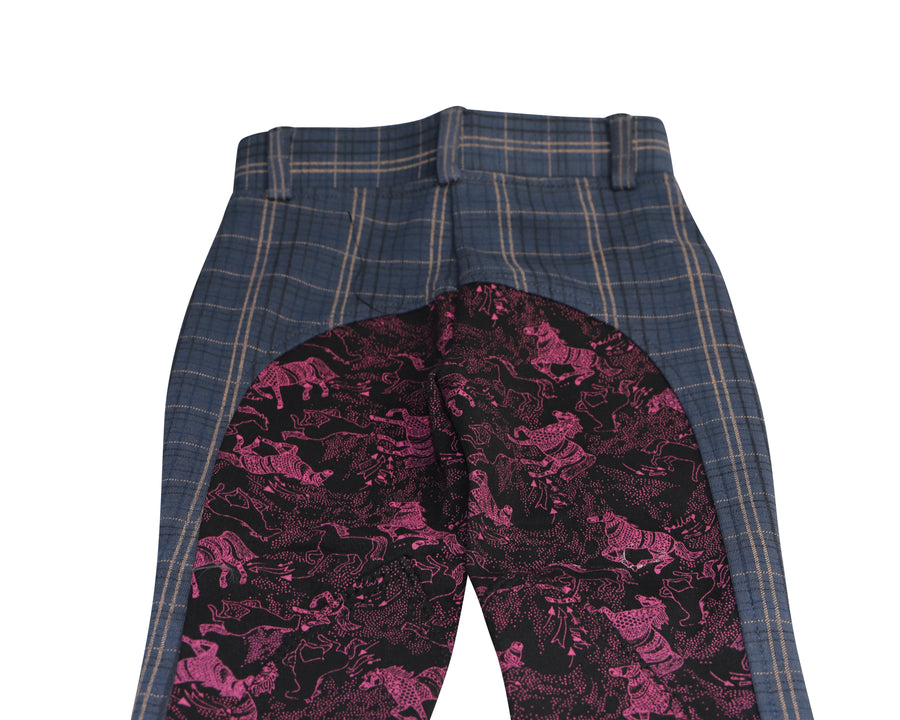 Kid's Demeter Mixed Print Pull-On Breeches