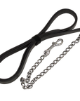 Eco 9ft Leather Lead with Chain