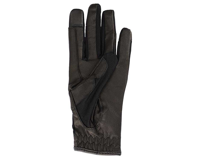 Elizabeth Genuine Goat Leather Riding Gloves with Touchscreen Capability