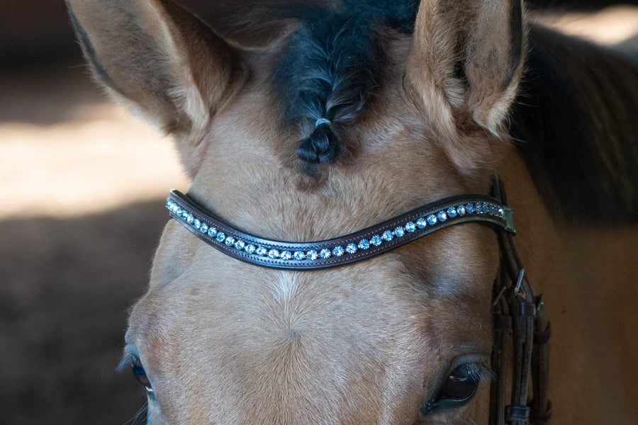 Crystal browband with bling