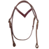 Western Headstall with V shape Browband