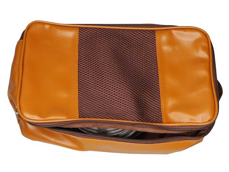 Havana Leather Open Front Tendon Boots