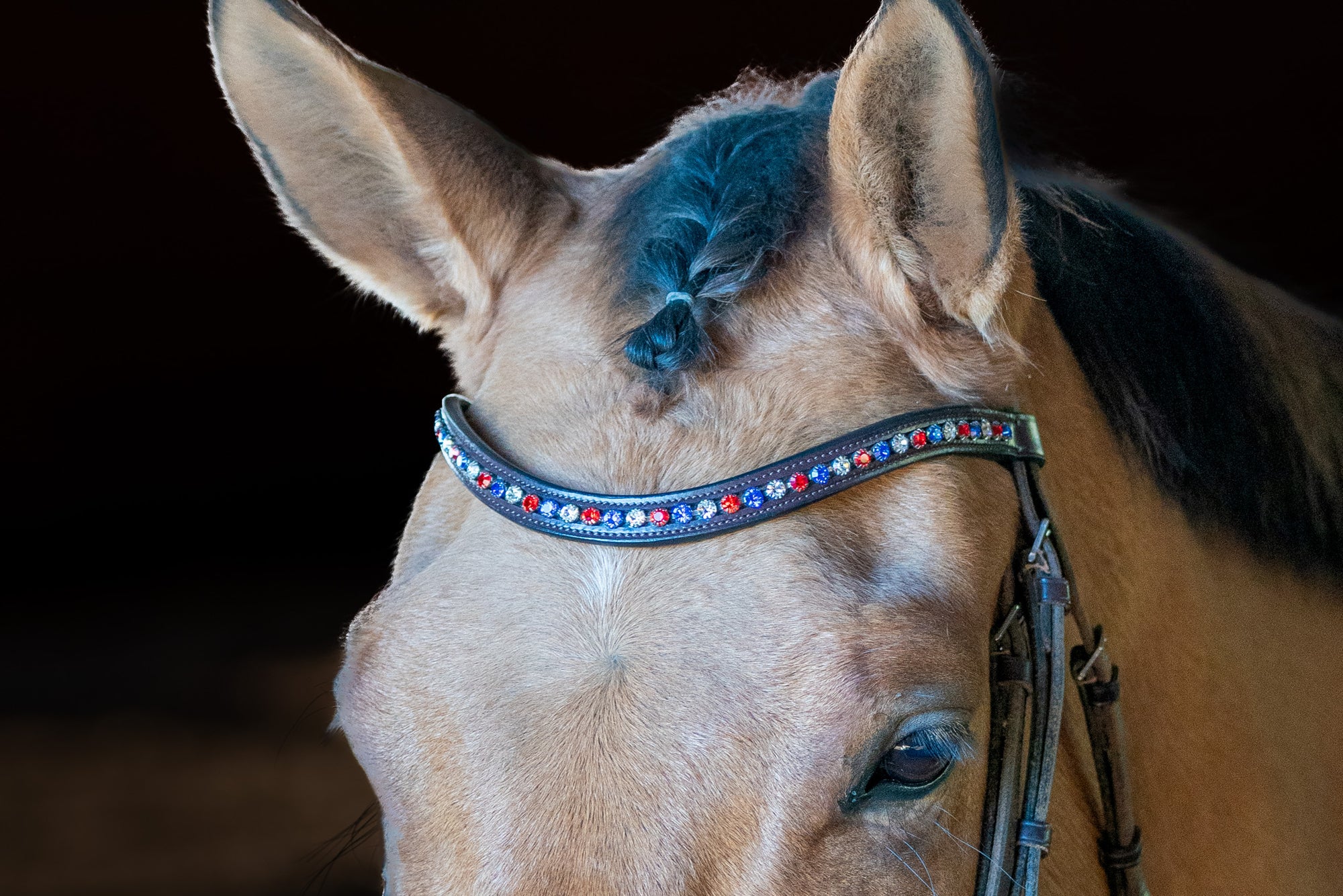 Crystal browband with bling