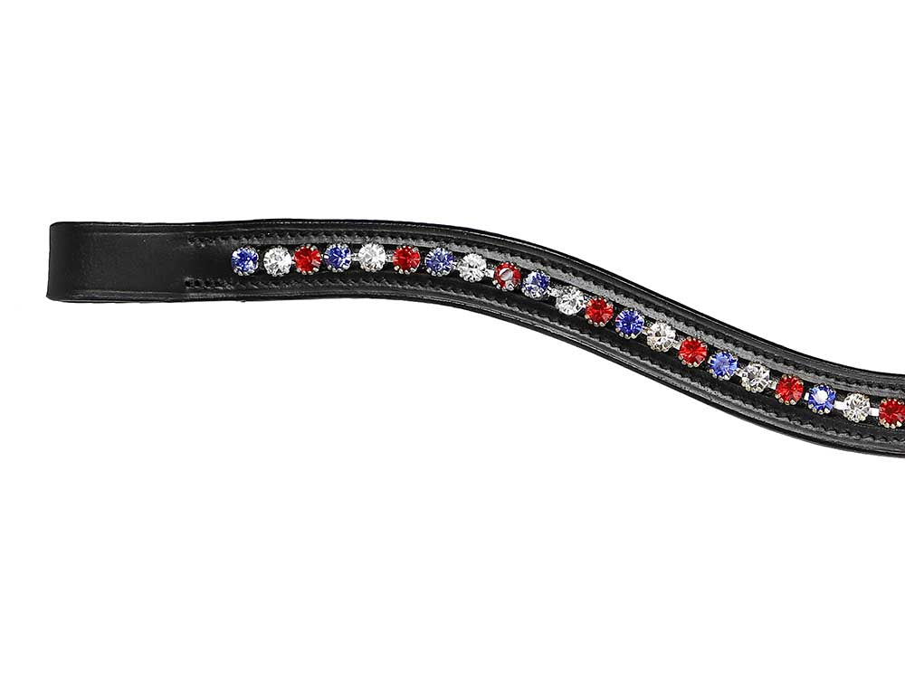 Crystal browband with bling