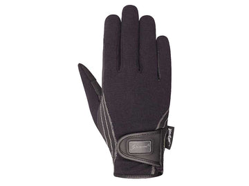 Ingrid Waterproof Synthetic Leather Riding Gloves with 4-Way Spandex