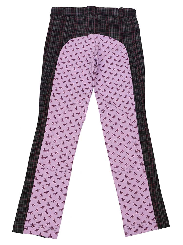 Kid's Iris Mixed Print Pull-On Breeches